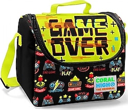 Coral High 22728 Game Over Desenli Termoslu Beslenme Çantası