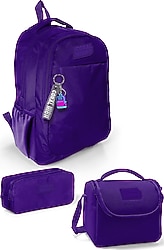 Coral High SET0114397 Mor 3'lü Okul Çanta Seti