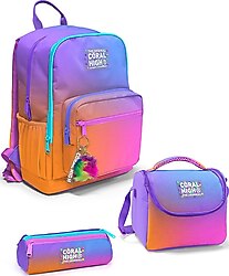Coral High SET0123675 Renk Geçişli 3'lü Okul Çanta Seti