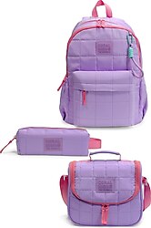 Coral High SET0124420 Lila 3'lü Okul Çanta Seti