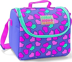 Coral High 22842 Kalp Desenli Termoslu Beslenme Çantası