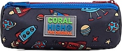 Coral High 22319 Uzay Desenli 3 Bölmeli Kalemlik