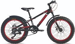 Corelli Fatboy 20 Jant Çocuk Bisikleti Siyah-Kırmızı