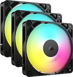 Corsair RS120 ARGB CO-9050181-WW Siyah 3'lü 12 cm Kasa Fanı