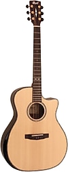 Cort GA-PF Bevel Nat Elektro Akustik Gitar