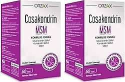 Orzax Cosakondrin MSM 60 Tablet 2'li