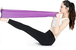 Cosfer Orta Direnç Pilates Yoga Bandı Egzersiz Direnç Güç Lastiği