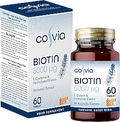 Cosvia Biotin 5000 mcg 60 Tablet