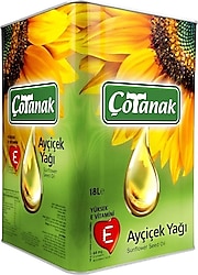 Çotanak Ayçiçek Yağı 18 lt