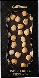 Çotanak Fındıklı Bitter Tablet Çikolata 100 gr