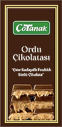 Çotanak Ordu Çikolatası 100 gr