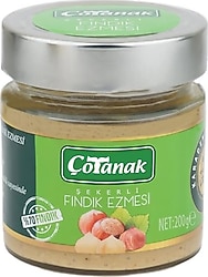 Çotanak Şekerli Fındık Ezmesi 200 gr