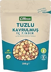 Çotanak Tuzlu Kavrulmuş İç Fındık 250 gr