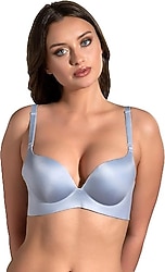Cotonhause 336045 Mavi Balensiz Push Up Sütyen