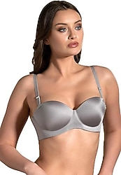Cotonhause 336055 Gri Balensiz Push Up Sütyen