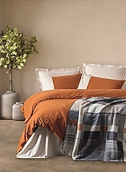 Cotton Box Comfy Clement Tarçın Battaniyeli Tek Kişilik Nevresim Takımı