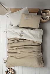 Cotton Box Cuddly Nakışlı Bebek Nevresim Takımı