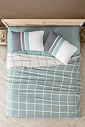 Cotton Box Easy Square Mint Çift Kişilik Pike Takımı