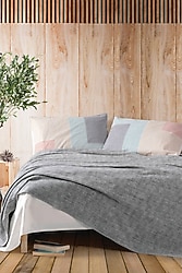 Cotton Box Easy Via Gri Çift Kişilik Pike Takımı