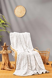 Cotton Box Emboss 220x240 cm Çift Kişilik Battaniye