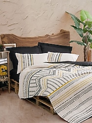 Cotton Box Ethnic Elvira Siyah Tek Kişilik Complete Set