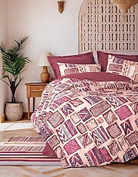 Cotton Box Ethnic Estilo Çift Kişilik Nevresim Takımı