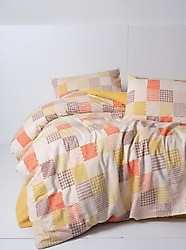 Cotton Box Flanel Palm Çift Kişilik Nevresim Takımı