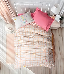 Cotton Box Jours Pembe Tek Kişilik Nevresim Takımı
