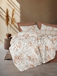 Cotton Box Lamina Tarçın Çift Kişilik Nevresim Takımı
