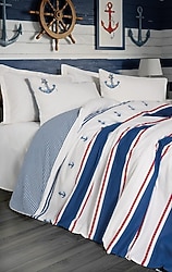 Cotton Box Maritime Brine Çift Kişilik Nevresim Takımı