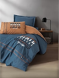 Cotton Box Mood Nakışlı Ranforce Tek Kişilik Nevresim Takımı