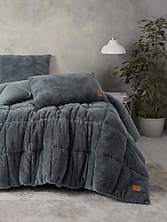 Cotton Box Peluş Çift Kişilik Yorgan Seti