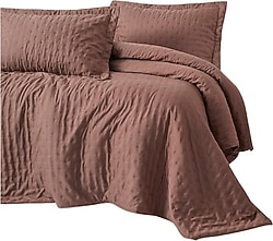 Cotton Box Serra Gül Kurusu Çift Kişilik Yatak Örtüsü