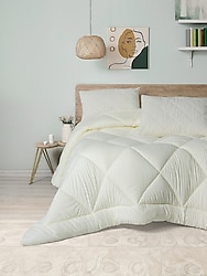 Cotton Box Softwash Ekru Tek Kişilik Yorgan Seti