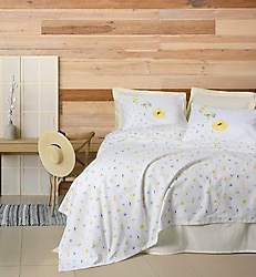 Cotton Box Sweet Dolce Sarı Tek Kişilik Pike Takımı
