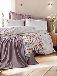 Cotton Box Vivid Flurry Pikeli Tek Kişilik Nevresim Takımı