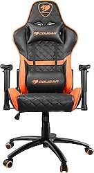Cougar Armor One Siyah-Turuncu Oyuncu Koltuğu