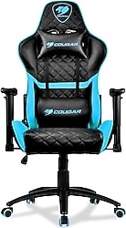 Cougar Armor One Siyah-Mavi Oyuncu Koltuğu