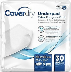 Coverdry 60x90 cm 30'lu Yatak Koruyucu Örtü