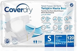 Coverdry Belbantlı Küçük Boy S 30'lu 4 Adet Hasta Bezi