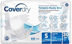 Coverdry Belbantlı Küçük Boy S 30'lu Hasta Bezi