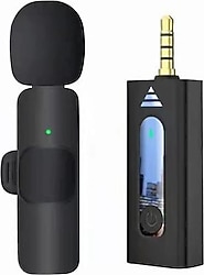 Coverzone K35 3.5 mm Kablosuz Yaka Mikrofonu