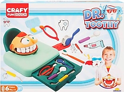 Crafy Dr. Toothy 15 Parça Oyun Hamuru Seti