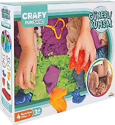 Crafy Güneşli Kumsal Oyun Kumu Seti 13 Parça