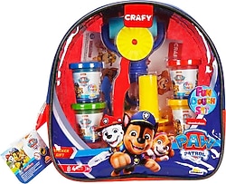 Crafy Paw Patrol Sırt Çantalı Oyun Hamuru Seti 200 gr 18 Parça