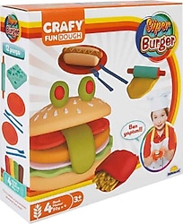 Crafy Süper Burger Oyun Hamuru Seti 12 Parça 200 gr