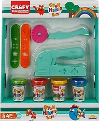 Crafy Fun Dough Oyun Hamuru Tasarım Seti 200 gr 8 Parça