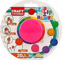 Crafy Zıp Zıp Oyun Hamuru 20 gr Pembe Fiyatları, Özellikleri ve