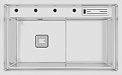 Crauf Lusso 1055 Tezgah Üstü Inox Eviye