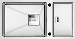 Crauf Lusso 1085 Pvd Inox 1.5 Gözlü Eviye